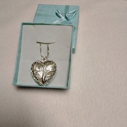 Sterling Silver Heart Pendant 