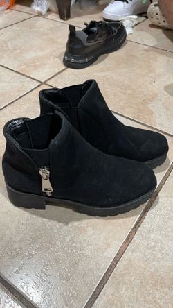 black boots