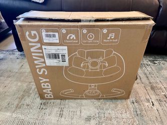 Portable Electric Baby Swing -New In Box Bluetooth Infant Bouncer rocker