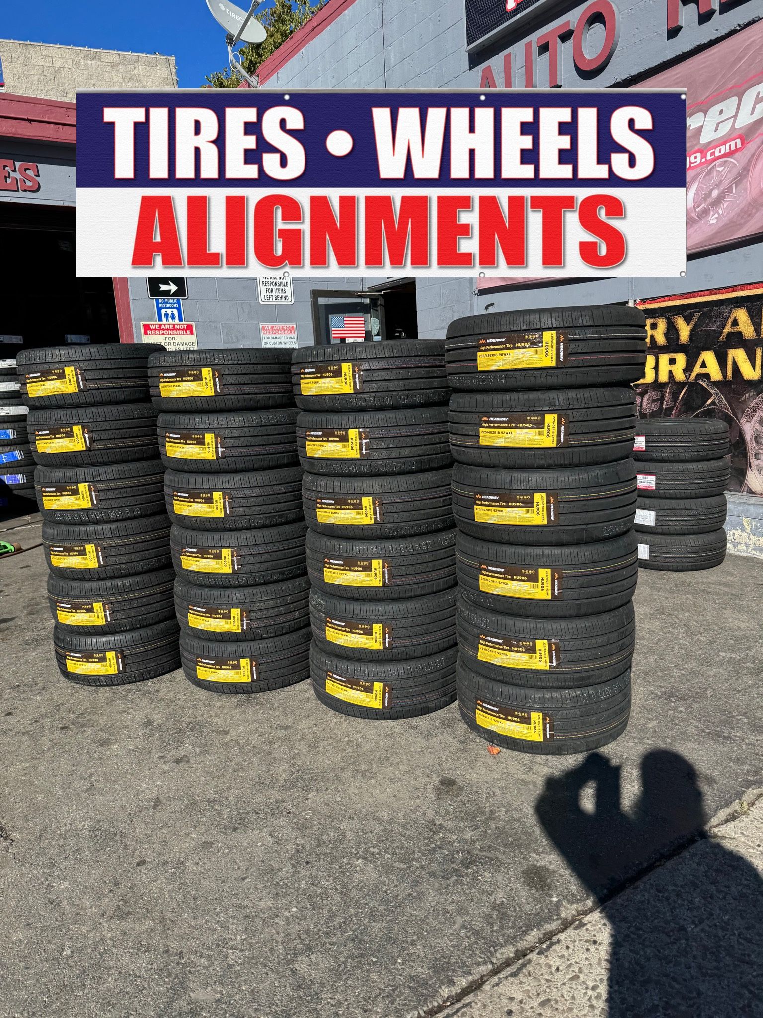 225-50-17 Tires 375$ Installed Get Free Alignment