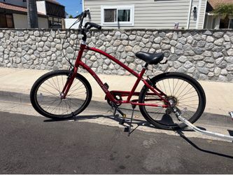 Townie Bike with Allen Trailer