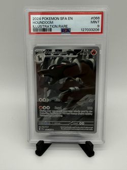 Houndoom 066/064 Sv: Shrouded Fable Holo Illustration Rare PSA 9