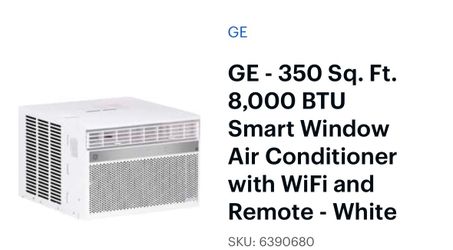 window ac GE