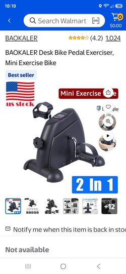 Mini exercise bike