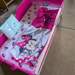 Mini Mouse Toddler Floor Bed