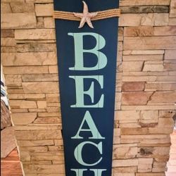 4 ft Tall Wall Art - Beach