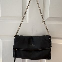 Kate Spade Pebble Leather Clutch Black