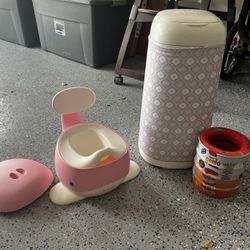 Pink Whale Infant Potty 