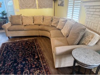 Hickory Chair Custom Sectional Sofa – Premium Down Feather Cushions
