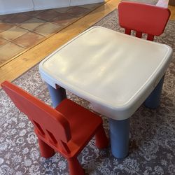 Kids Table And 2 Chairs 