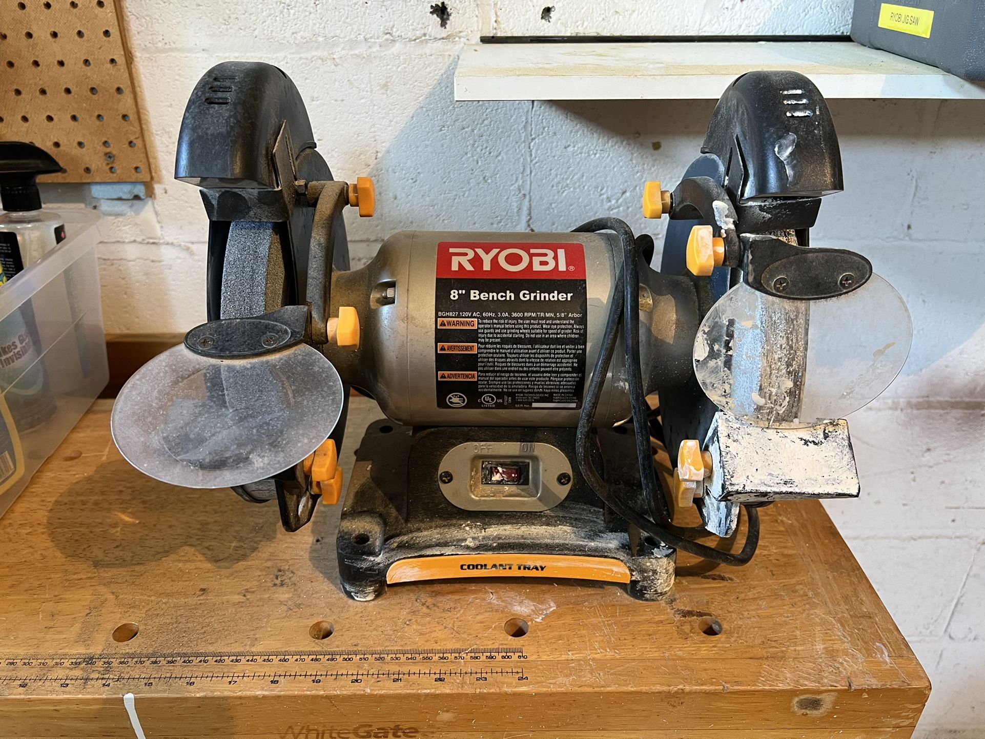 Ryobi 8 Inch Bench Grinder