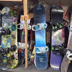 Snowboard With Bindings 