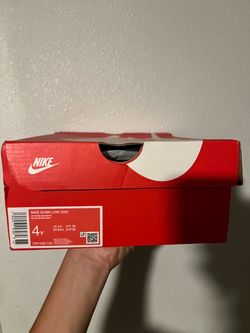 Nike Dunk Low GS White Black Size 4Y