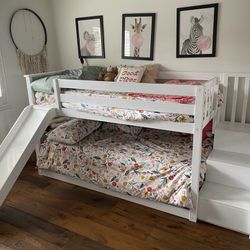 Really Cute Bunk Bed With SLIDE