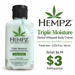 Hempz, triple moisturizer