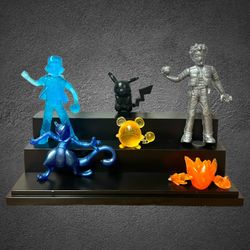 Mexican Bootleg pokemon Figures Clear Translucent PVC Figures set