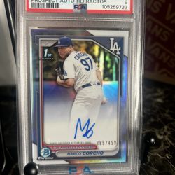 2024 Bowman Chrome Marco Corcho 