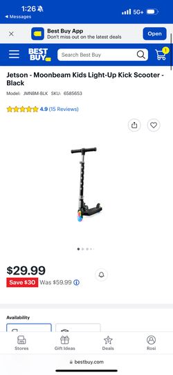 LIGHT UP SCOOTER BRAND NEW IN BOX