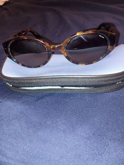 Ralph Lauren Oval Sunglasses Brown Tortoise Shells Small Frames