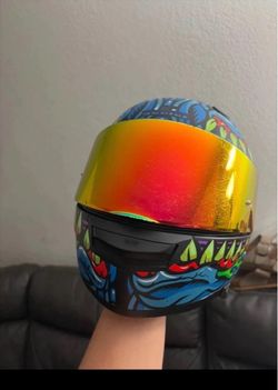 Full Face Motorcycle Helmet with Iridium Visor