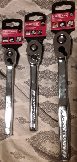 Craftsman Rachits Selling As A Set Of Three 1. 1/2 And 2. 3/8