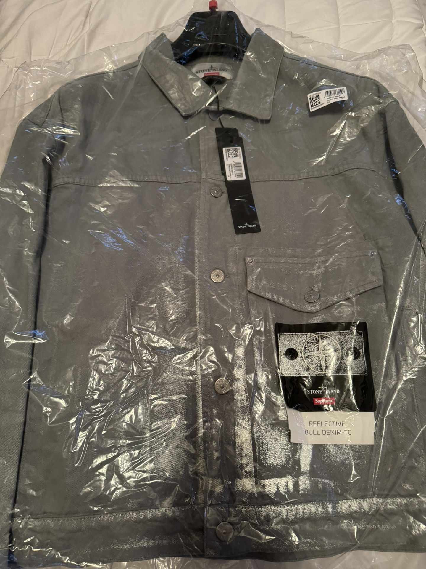 Supreme Stone Island Denim Tucker Jacket