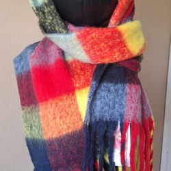 Warm Winter Thick Long Large Soft Shawl Blanket Wrap Scarf NWT