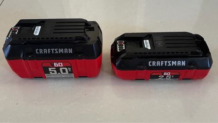 Craftsman V60 Battery Pack Lot of 2