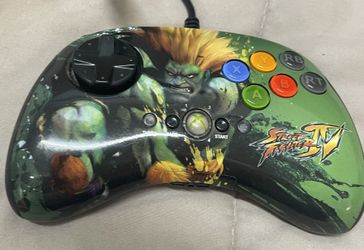 Street Fighter IV Blanka Xbox 360 controller By Mad Catz 