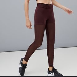 Nike Mesh Sheer Leggings Large 