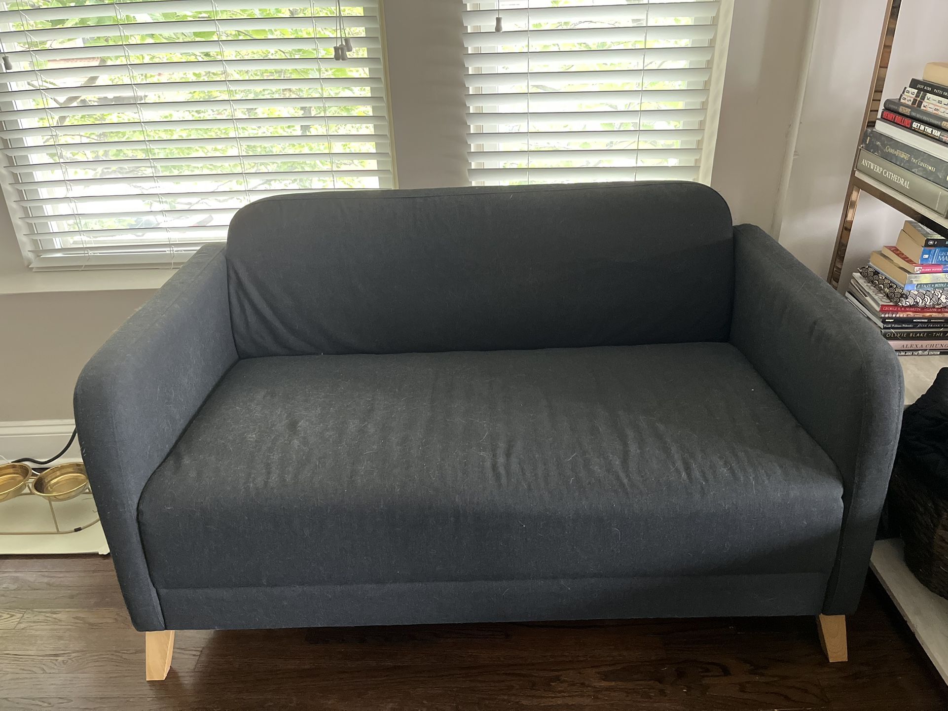 IKEA LINANÄS Loveseat, Vissle Dark Gray