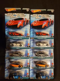 Hot Wheels Premium Speed Machines, Full Set, 4 Set's Available, No Trade At The Moment, Se Abla Español,