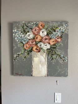 McReynolds Floral Still Life Canvas Painting