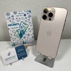 iPhone 16 Pro Max 256gb At&t and Cricket Carrier 95% 🔋 Health In Very Good 7/10 Condition 