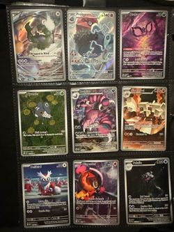 9 English pokemon or cards