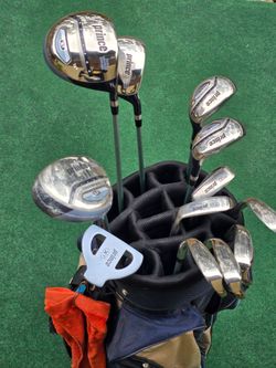 Right Handed Full Golf Set PRINCE XT Women Flex Bag Irons Wedges Hybrids Driver Putter LOOK NICE !