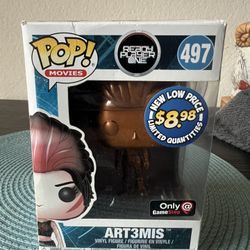 VAULTED EXCLUSIVE COPPER Art3mis Ready Player One Funko Pop #497 Movies Artemis