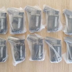 10x Rockwell Incline Triple Jet Butane Torch Cigar Lighter - Gunmetal - BRAND NEW 