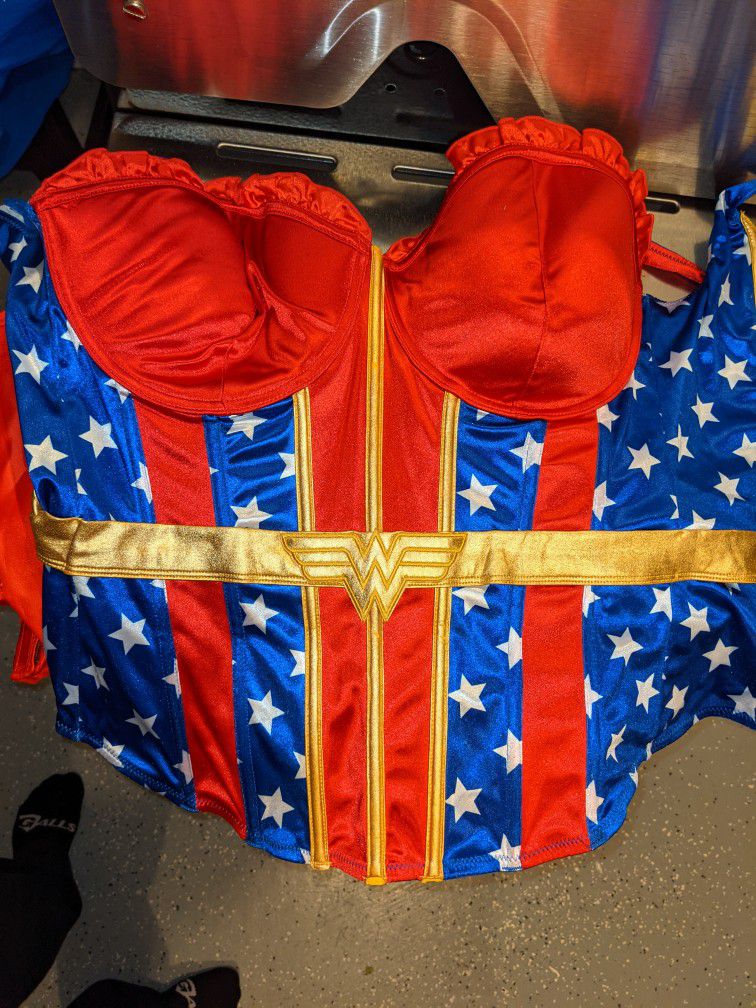 Wonder Woman Corset Costume