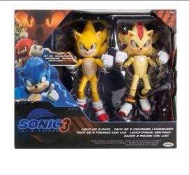 Sonic the Hedgehog 3 Light-Up 2-Pack Figures