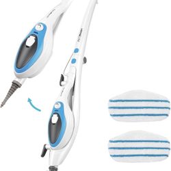 PurSteam 10-in-1 Steam Mop, Floor Steamer with Detachable Handheld Steam Cleaner for Tile, Hardwood Floors