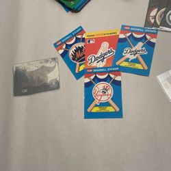 Baseball Card Stickers Years 89 And 91
