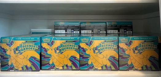 Pokemon Mega Evolution Ascended Heroes Elite Trainer Box