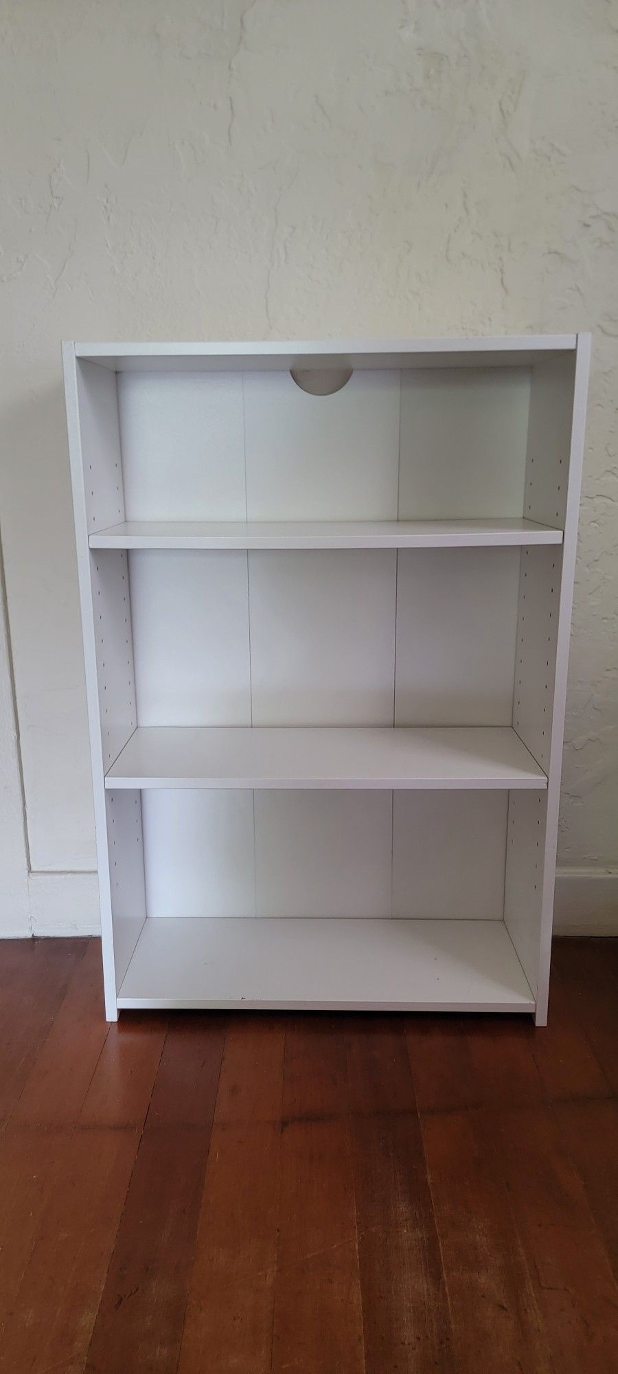 White 2-shelf Bookcase