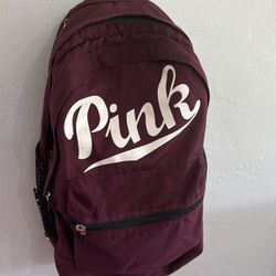 Dark Purple Pink Backpack 