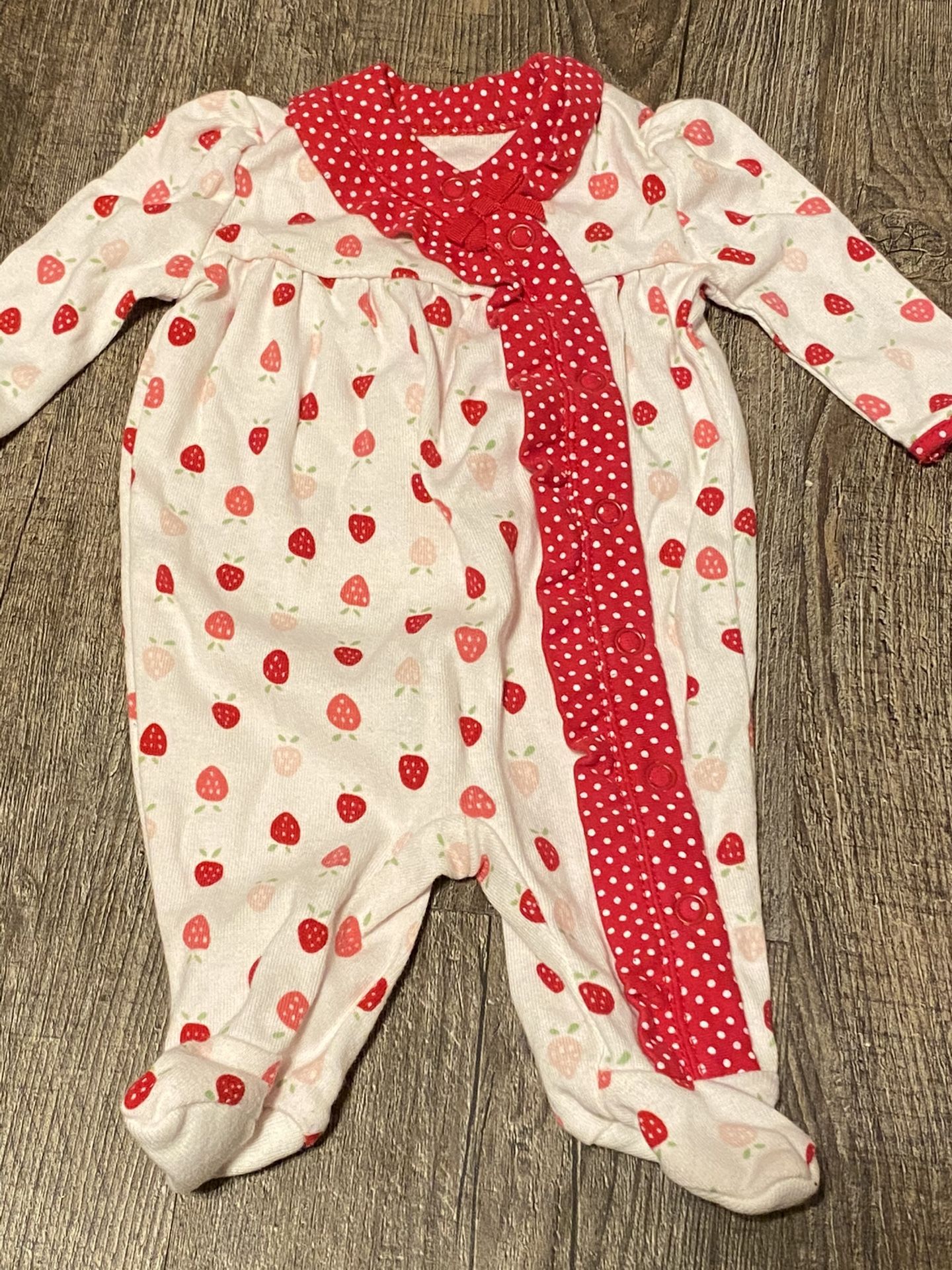 Preemie footie pajama