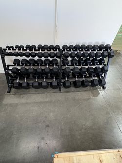 Brand New 5-100 lbs Dumbbells Set w/ Rack Included, 2100 lbs Total Dumbbell Weight Set Home Gym