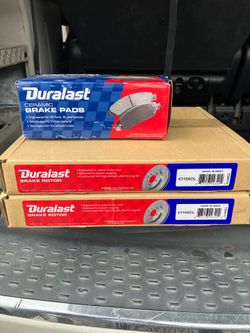 Duralast Rotors and Brake Pads - New