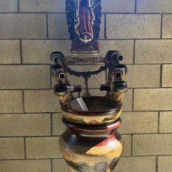 Virgen Con Fuente Nueva Hermosa 🌹💐🌹💐