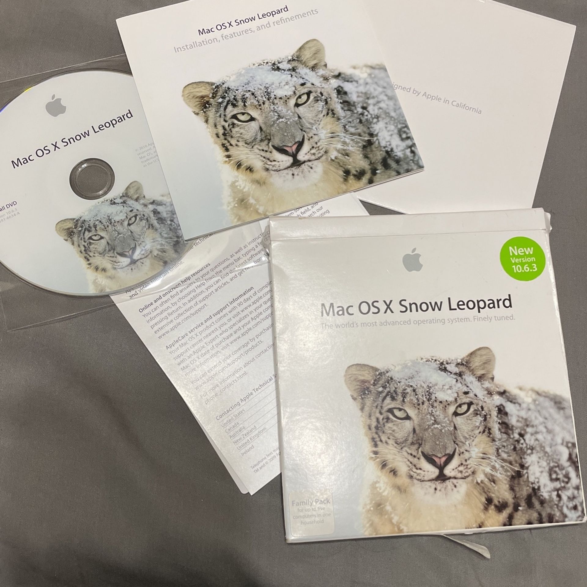 Mac OS X Snow Leopard Disks